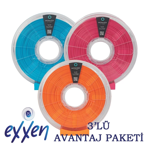 Microzey Kampanyalı Pla Filament Paketi-3 Kg