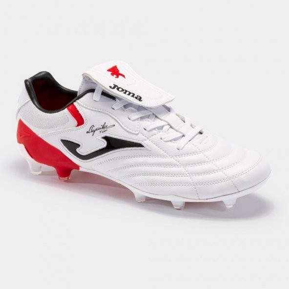 Joma Aguıla Cup 2302 Whıte Red Fırm Ground Krampon Ve Halı Saha Ayakkabısı - 3