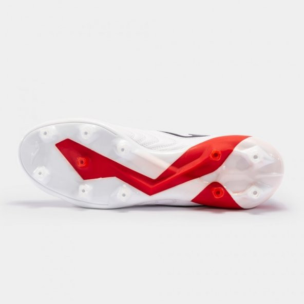 Joma Aguıla Cup 2302 Whıte Red Fırm Ground Krampon Ve Halı Saha Ayakkabısı - 4