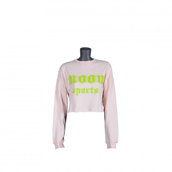 MoonSports Angel Kadın Kısa  Sweatshirt Sweatshirt