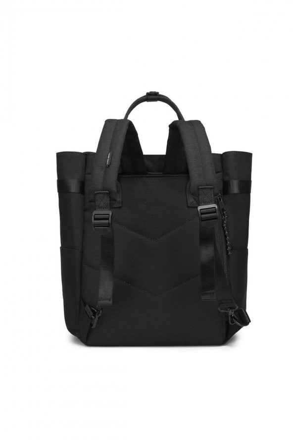 Bagacar Smart Bag 3194 Okul ve Günlük Laptop Bölmeli Sırt Çantası Siyah - 4