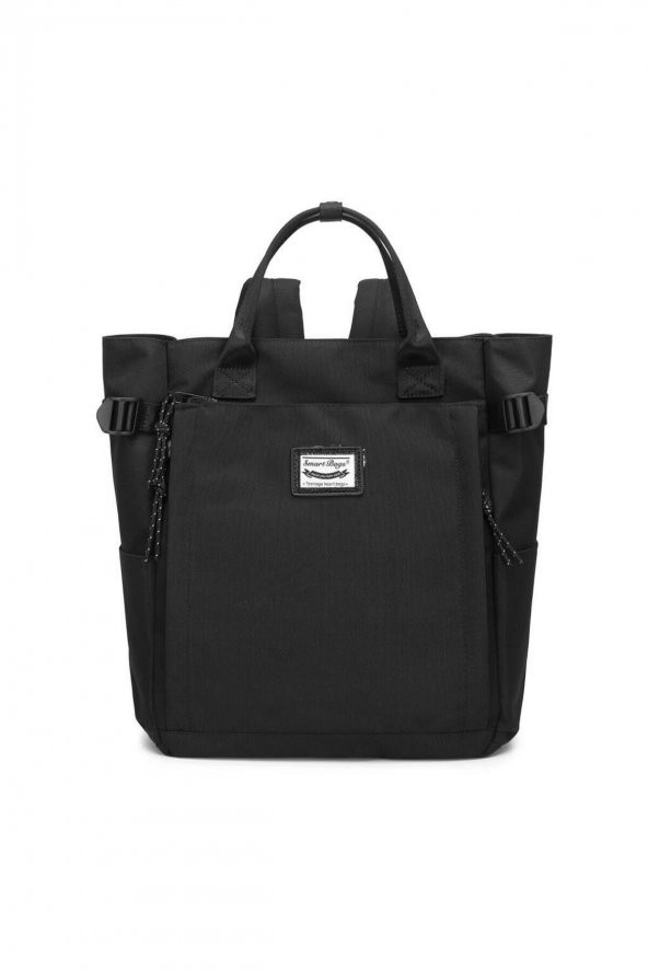 Bagacar Smart Bag 3194 Okul ve Günlük Laptop Bölmeli Sırt Çantası Siyah - 7