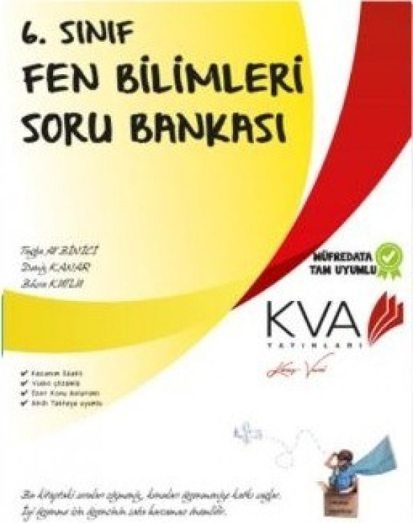 Koray Varol Akademi KVA 6. Sınıf Fen Bilimleri Soru Bankası