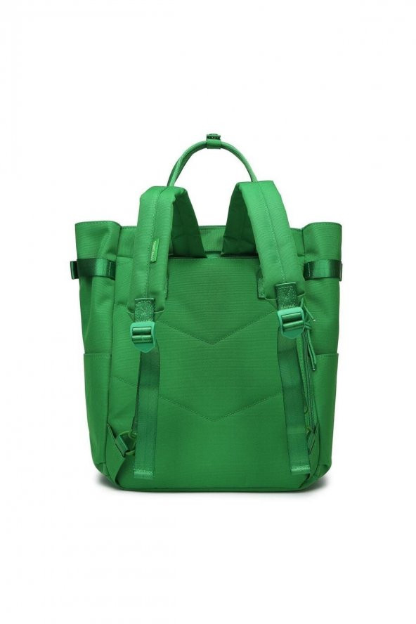 Bagacar Smart Bag 3194 Okul ve Günlük Laptop Bölmeli Sırt Çantası Yeşil - 2
