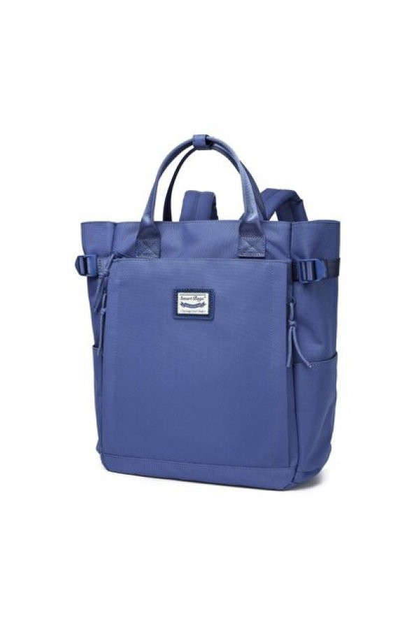 Bagacar Smart Bag 3194 Okul ve Günlük Laptop Bölmeli Sırt Çantası Mavi - 8