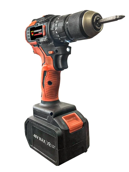 Germany Style GRM9007 48 V 5 Ah Çift Akülü Darbeli Matkap - 2