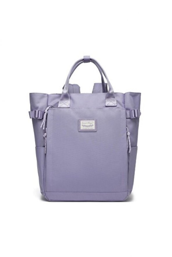 Bagacar Smart Bag 3194 Okul ve Günlük Laptop Bölmeli Sırt Çantası Eflatun - 2