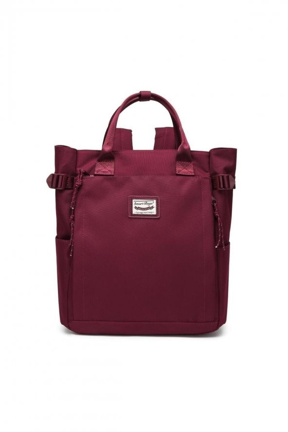 Bagacar Smart Bag 3194 Okul ve Günlük Laptop Bölmeli Sırt Çantası Bordo - 4