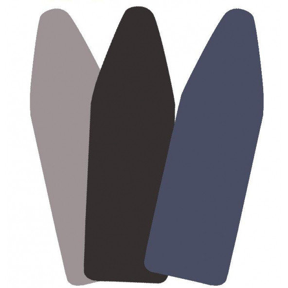 GERCELLA KEÇELİ ISIYA DAYANIKLI İNDİGO METALİCA ÜTÜ MASASI KILIFI ÖRTÜSÜ BEZİ - 3