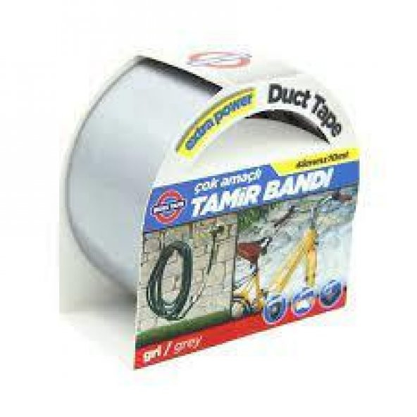 Boss Tape Duct Tape Tamır Bandı 48mmx10mt-Gri