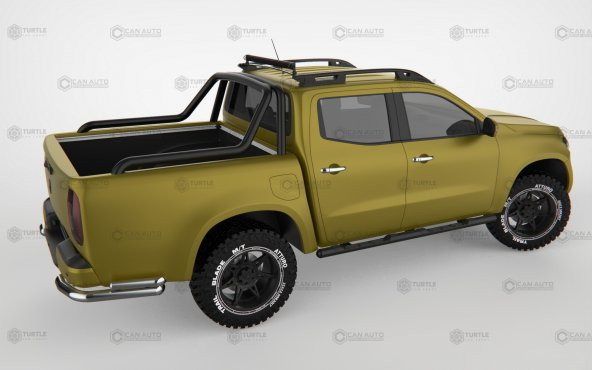 TOYOTA HILUX REVO 2015+2019  TAVAN BARI (TAVAN ÇITASI) SİYAH - 2