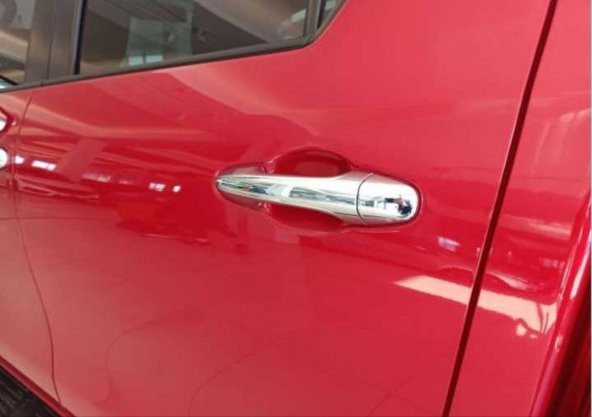 Toyota Hılux 2015+2019  Kapı Kolu Kaplaması Krom - Resim 3