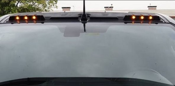 KOPYA - MITSUBİSHİ L200 2015+TAVAN KEBİ MOONVİSÖR LED IŞIKLI TURUNCU LED - Resim 3