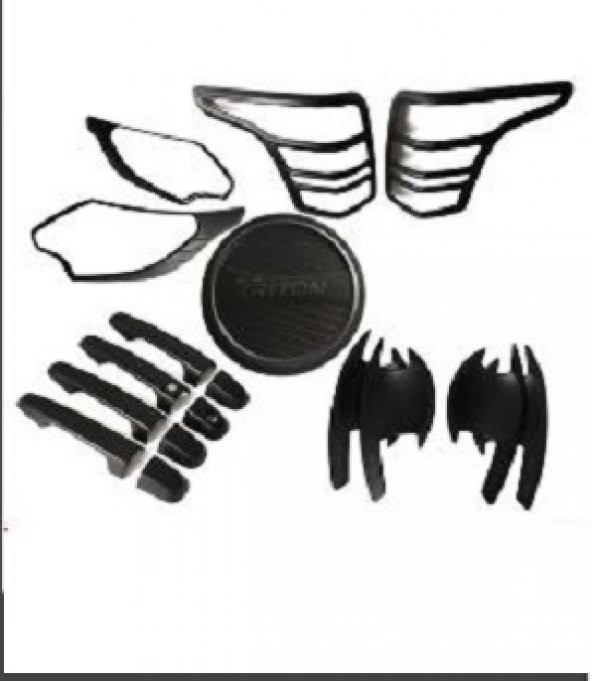 MITSUBİSHİ L 200 2015-2019 FAR STOP AKSESUAR KAPLAMA SETİ ürün görseli