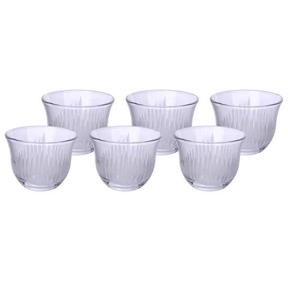 Lıvıano 6 Parça Mırra Bardağı Çine - Resim 2