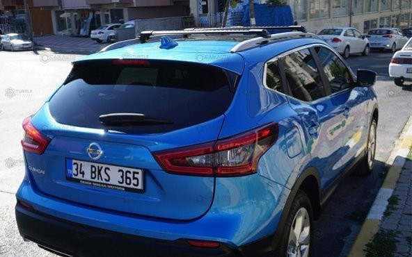 NISSAN QASHQAİ 2014- TAVAN BAGAJ APARATI ARA ATKI ALUMİNYUM RENK