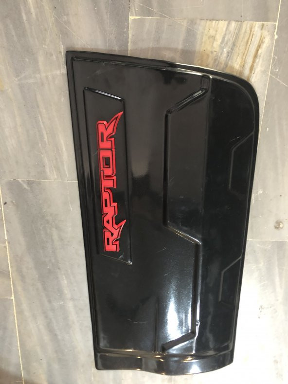 FORD RANGER RAPTOR  YAN GÖVDE KAPLAMA (KAPI KAPLAMA) YARI MAT ABS PLASTİK ARMALI - 3