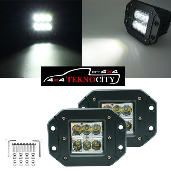 OFFROAD SİS LAMBASI 6 LED 18W - 2