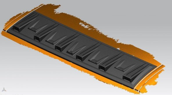 VOLKSWAGEN AMAROK TAVAN KEBİ MOON VİSÖR LED IŞIKLI TURUNCU LED - 2