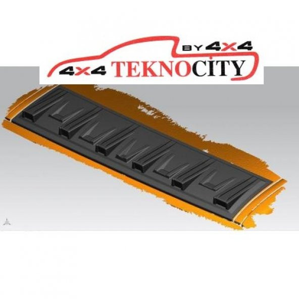 VOLKSWAGEN AMAROK MOONVİSÖR (TAVAN KEBİ) 2009 + SARI  LEDLİ (JDM) ABS PLASTİK - 2