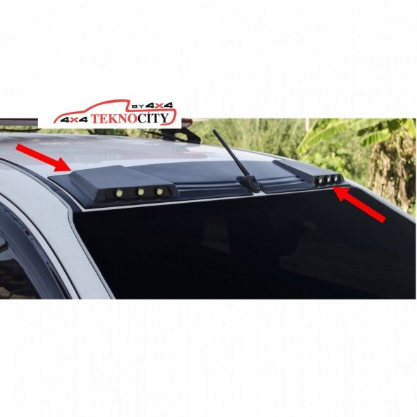 MITSUBISHI L200 2015 +2019  MOONVİSÖR ABS PLASTİK LEDLİ  (TAVAN KEBİ ) - 2