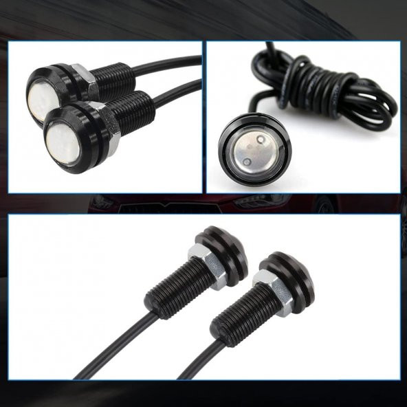 KARTAL GÖZÜ LED  MOONVİSÖR LEDİ BEYAZ RENK - 3