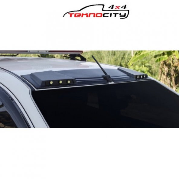 FİAT FULLBACK 2015+ 2019  MOONVİSÖR ABS PLASTİK LEDLİ  (TAVAN KEBİ ) - 3