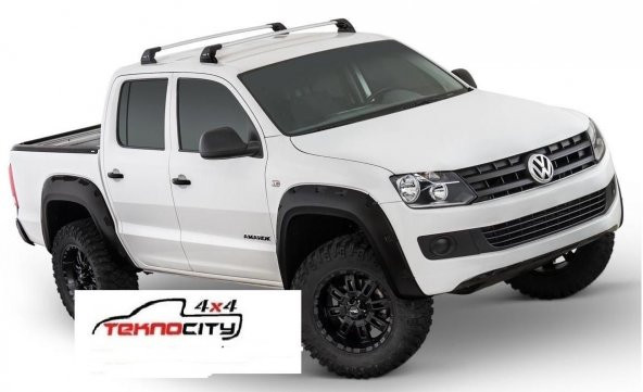 VOLKSWAGEN AMAROK 2016 + ÇAMURLUK DODİK TAKIMI ABS PLASTİK KROM VİDASIZ - 2