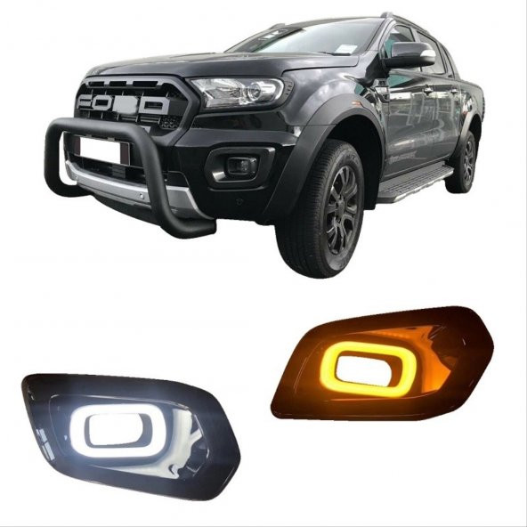 LEDLİ SİS ÇERÇEVESİ FORD RANGER T8 2020+ WILDTRAC - Resim 3