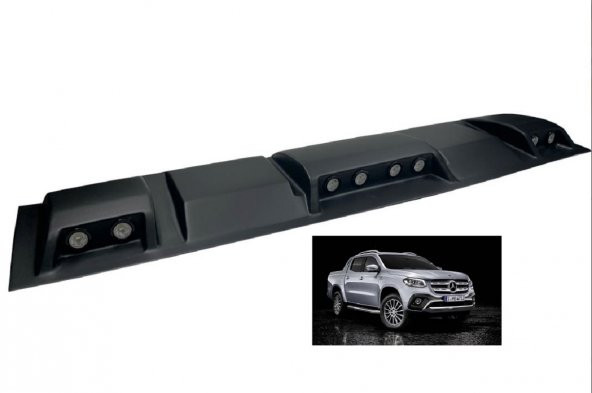 Tavan Kebi Moonvisör Süper Power Ledli Turuncu Mercedes X Class 2017+ - 2