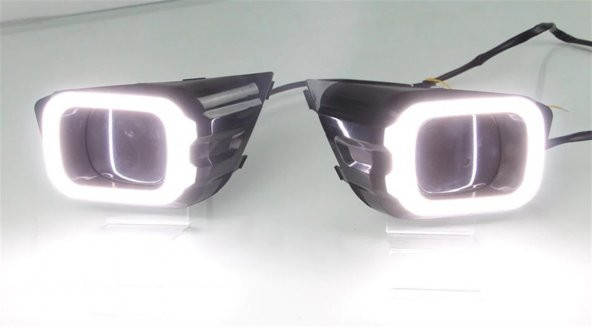 Ford Ranger Sis Lambası çerçevesi  Ledli Sinyalli 2019 - 2021 T8 Uyumlu - Resim 2