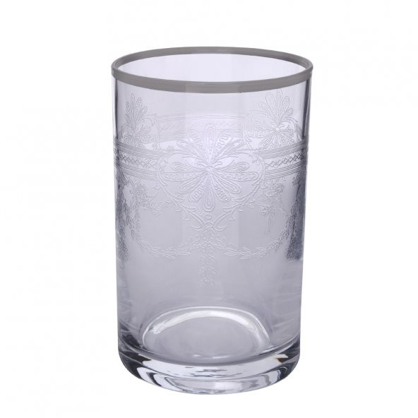 Decorium Kahve Yanı Su Bardağı 6lı Tumbler Elit 02 Platin
