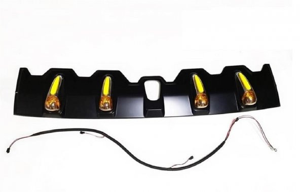 Toyota Hilux Tavan Kepi Moonvizor Led ışıklı 2015 ve Sonrası - 3