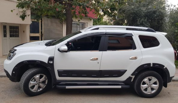 DACİA DUSTER 2013-2018 ÇAMURLUK DODİK KAPI KAPLAMA SETİ KABARTMA TİP - Resim 2