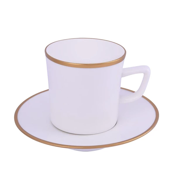 Lıvıano 6lı Kahve Fincan Takımı Keyif Gold - 2