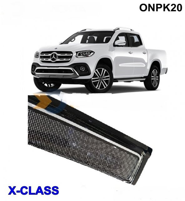 MERCEDES X CLASS CAM RUZGARLIĞI KARBON GÖRÜNÜMLÜ