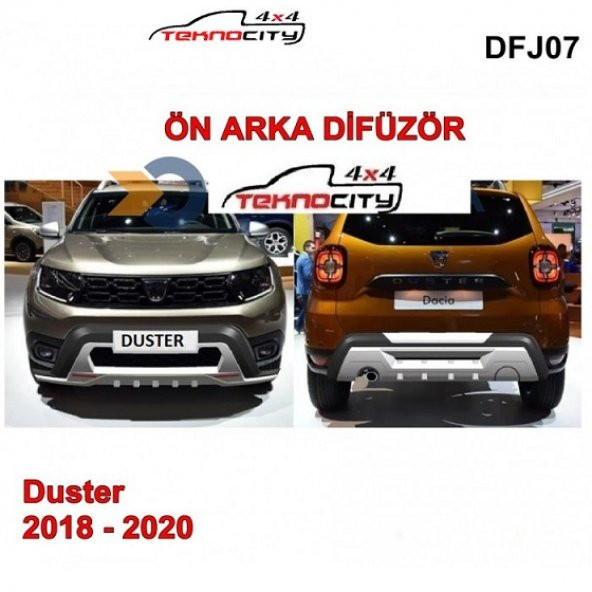 DACIA DUSTER  ÖN ARKA DİFÜZÖR  TAMPON KORUMA 2018+