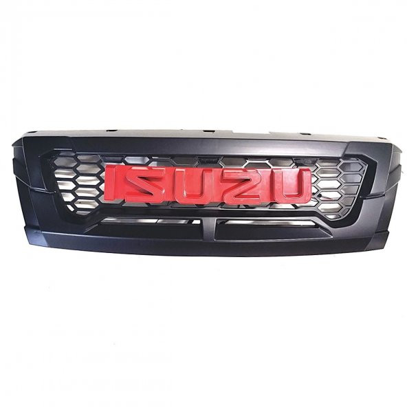 Isuzu Dmax Ön Panjur Ledli 2017 Ve Sonrası Kırmızı Yazılı ürün görseli