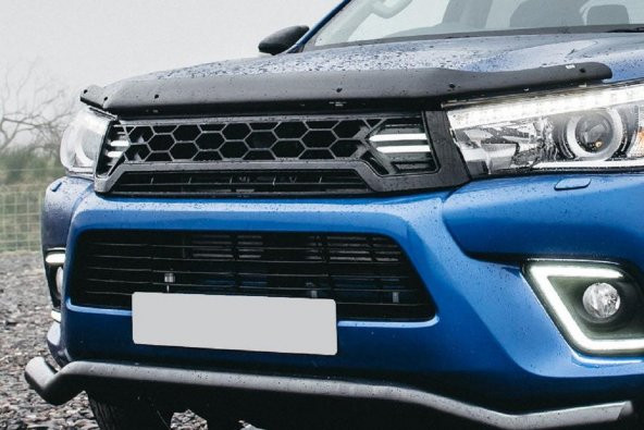 Ön Panjur Ledli  Siyah Toyota Hılux Revo 2015+2019 - Resim 2