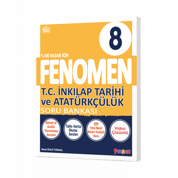 FENOMEN 8. sınıf  T.C. İNKILAP TARİHİ VE ATATÜRKÇÜLÜK SORU BANKASI ürün görseli