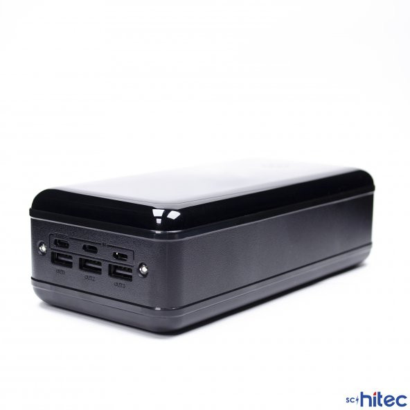 Global YK90 50000mAh 2xUsbA + Type-C + Micro + Lightning Çıkışlı Led Göstergeli Powerbank WNE0275 - 3