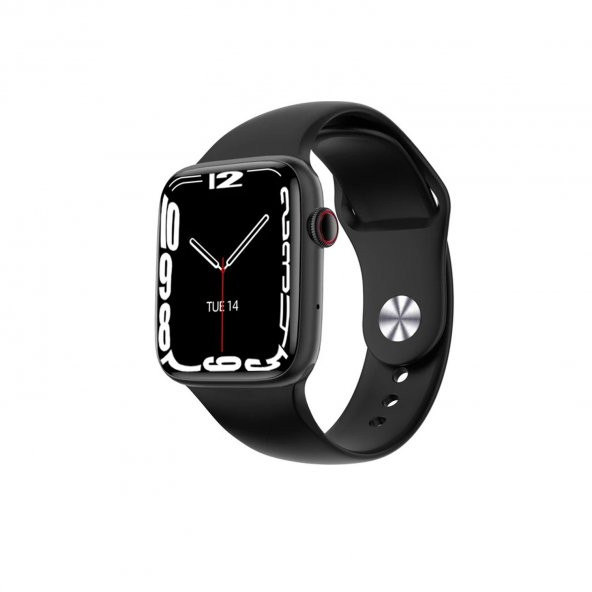 Global 2023 Watch 7 Series FullSecreen NO1 Android İos Uyumlu Akıllı Saat Siyah WNE0230