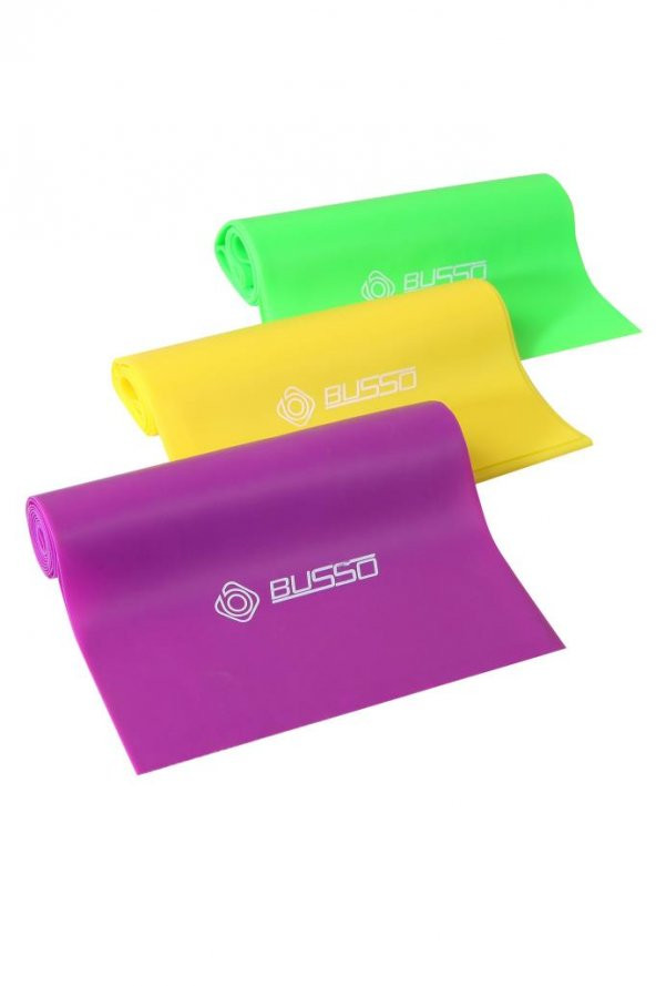 Busso TPR65 Üçlü Pilates Bandı (120cm)