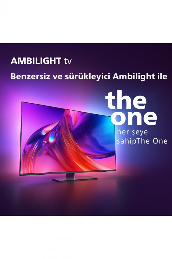 Philips 50PUS8808 50" 127 Ekran Uydu Alıcılı 4K Ultra HD Smart Ambilight LED TV - 11