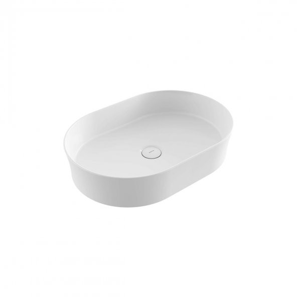 Bocchi Sottile SlimLine Oval Lavabo 55x38 P.Beyaz 1521-001-0125