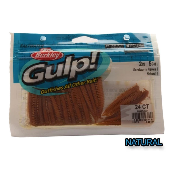 Berkley Gulp Alive Sandworm 5Cm 2İnç 24Ct Silikon Yem