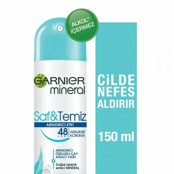 Garnier Deo 150 Ml Saf & Temiz