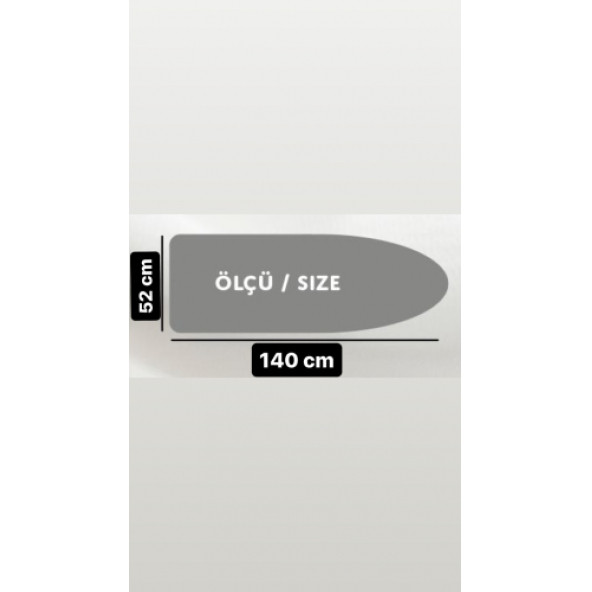 GERCELLA 3D PUZZLE ISIYA DAYANIKLI ÜTÜ MASASI KILIFI ÖRTÜSÜ BEZİ - 3