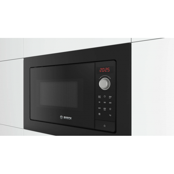 Bosch Bfl623mb3 20 Lt Siyah Ankastre Mikrodalga Fırın - 2