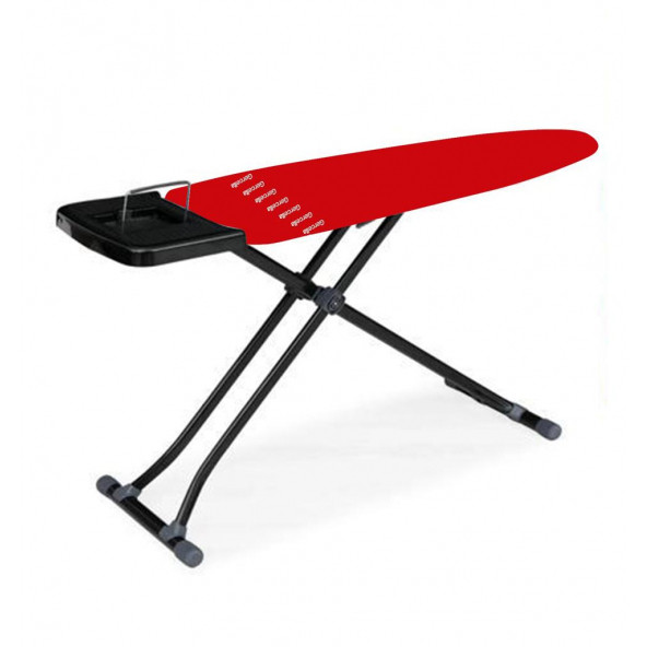 GERCELLA LUXURY  ÜTÜ MASASI KILIFI ÖRTÜSÜ BEZİ KIRMIZI - 2